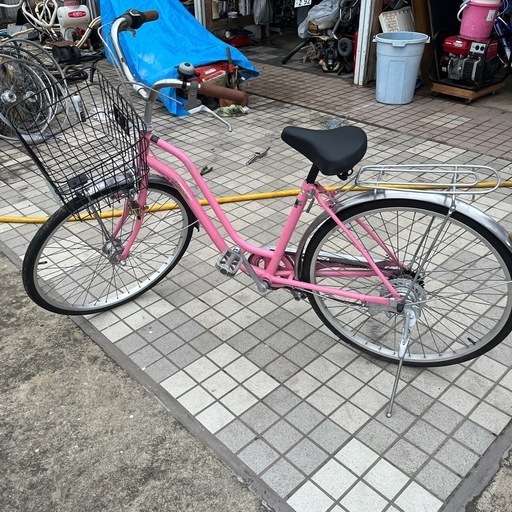 防犯登録解除済み 26インチ 6段切り替え ライト付き