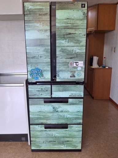 SHARP 501Lタッチパネル付き 冷蔵庫