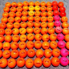 中古GOLFボール橙HONMA等100個