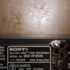 SONY Blu-rayレコーダーの画像