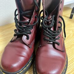 ドクターマーチン 1460 8ホール ブーツ チェリーレッド U...