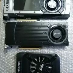 ☀中古 映像出力確認☀グラボ3台 GTX980Ti,GTX970...