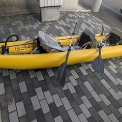 インフレータブル　カヤック　カヌー　2人乗り　キャンプの画像