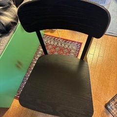 IKEA リーサボー　チェア　ブラック　黒