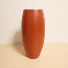 常滑焼 花瓶 幸山造？ 朱泥 未使用品の画像