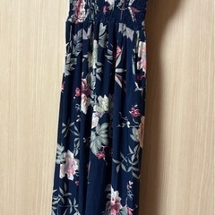 (1度のみ着用'花柄サロペット