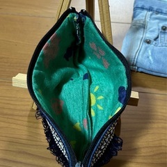 デニムリメイク　マルチケース　ペンケースの画像
