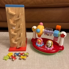 0歳　一歳　おもちゃセット　コトコトスロープ　まわしてくるくるサ...