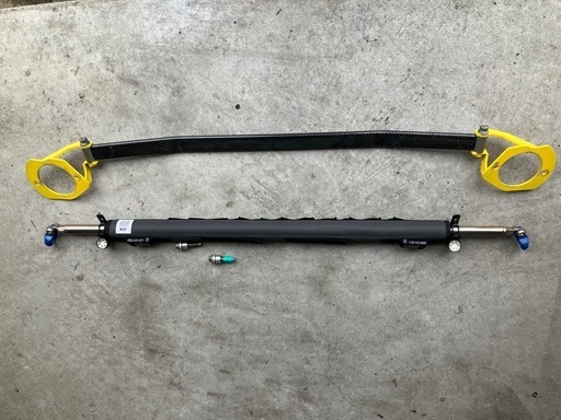 L575S ムーヴコンテD-SPORT カーボン調 タワーバー オマケ付 中古品