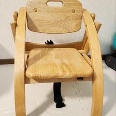 大和屋　ベビーチェア　ナチュラルウッドの画像