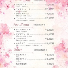 初回半額ハンドネイルモニター募集