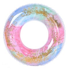 【未使用】キラキラスパンコール入り浮き輪(90cm)