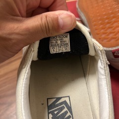 VANS ホワイト　スニーカーの画像