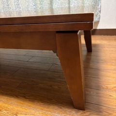 伸縮式ローテーブルの画像