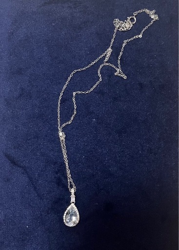 アクアマリン ネックレス