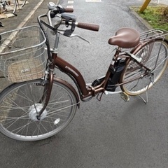 福岡市配送可能 自転車 電動アシスト自転車 DA263 チョコブ...