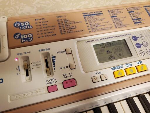 CASIO 電子ピアノ/キーボード LK-103 LUCE 光ナビ - メルカリ