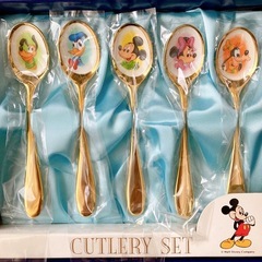 【新品未使用】ディズニーキャラクター カトラリーコレクション 七宝の画像