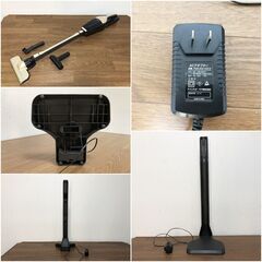 アイリスオーヤマ 充電式スティッククリーナーIC-S7L-N ゴールド IRIS OHYAMA掃除機 2in1タイプほこり感知センサー　分解清掃/動作確認済みの画像