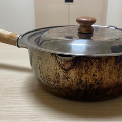 蓋付き　片手鍋 雪平鍋 20cm の画像