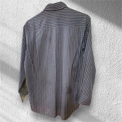 THE SCOTCH HOUSE ストライプ長袖シャツ メンズM 上品カジュアルの画像