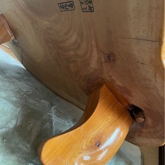 秋田杉　一枚板　座卓　ローテーブルの画像