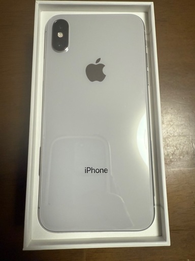 【美品】iPhone X シルバー　256GB
