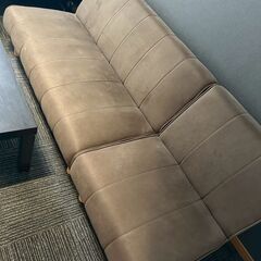 閉館ホテル特売】リクライニングソファ（グレー・ブラウン）ホテル使...