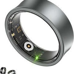 スマートリング シルバー 11号　健康管理ウェアラブル スマート...