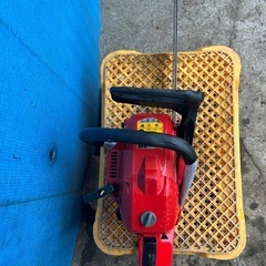 ゼノア　チェンソー　プロ用　名機 サンナナ G375 希少 バー長さ約40cm 排ガス規制前 パワフル プロ機　切断機  山師 伐採 林業 宮崎の画像