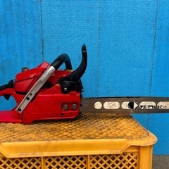 ゼノア　チェンソー　プロ用　名機 サンナナ G375 希少 バー長さ約40cm 排ガス規制前 パワフル プロ機　切断機  山師 伐採 林業 宮崎の画像