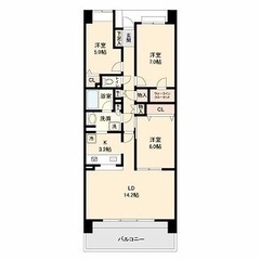 🏢安心の叶えRoom✨『3LDK』千葉市美浜区幸町✨敷金礼金無料...