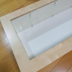 IKEA　ガラス扉　コレクションケース　中古の画像