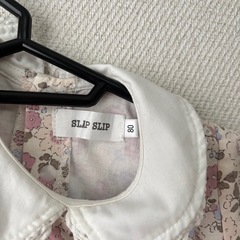 【募集中】スラップスリップ 80 衿付き花柄 Tシャツ ピンクSLAPSLIP スラスリの画像