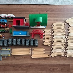 ブリオ　BRIO 電車　消防車　木製　レール　大量　セット
