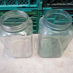 昭和レトロ 古い瓶 海苔かお菓子？  の画像