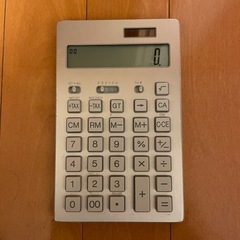 無印良品　電卓　100円の画像