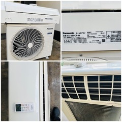 【受け渡し決定しました】基本取り付け工賃込み パナソニックルームエアコン  CS-259CF-W  2019年　主に8-10畳、100V。の画像