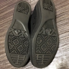 converseスニーカー黒の画像