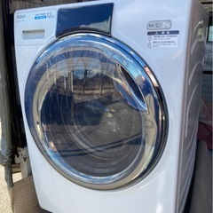 桶川市発　ドラム式洗濯機　2020年製　AQW-DX12M AQ...