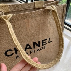 「新品未開封」ノベルティ　トートバッグ　A LA PLAGE　 リネンハンドッグの画像
