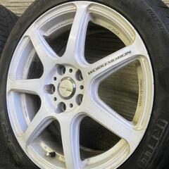 バリ山　ワーク　エモーション　T7R 225 45 17 チェイサー　クレスタ　マーク2の画像