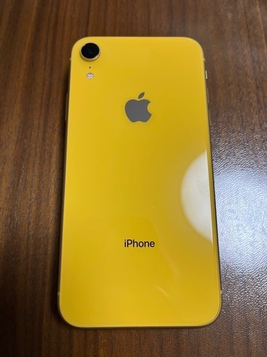 iphoneXR 128GB SIMフリー イエロー 美品