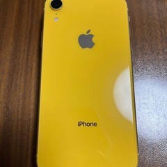 iphoneXR 128GB SIMフリー イエロー 美品
