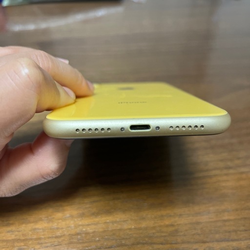 iphoneXR 128GB SIMフリー イエロー 美品
