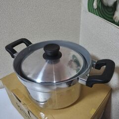 未使用に近い炊飯専用鍋　HaRmanハーマンLP0134　３合炊き圧力鍋の画像