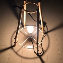 和風スタンドライト骨組みの画像