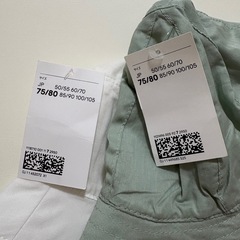新品　H&M ベビー　75 80　帽子の画像