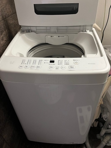 (決定)全自動洗濯機　アイリスオーヤ　2023年製　4.5キロ