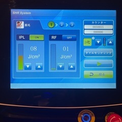 【メーカー保証付】極美品！脱毛機/業務用※残25万発（30万発中）の画像